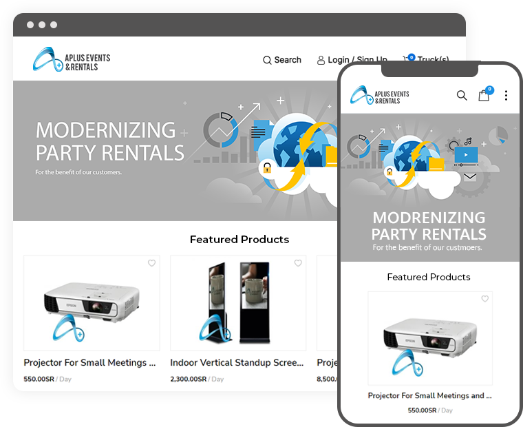 A+ Events And Rentals - Event & Furniture Rental Marketplace