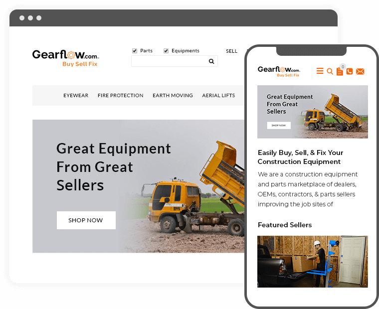 Gearflow - Heavy Construction Equipment Rental Marketplace