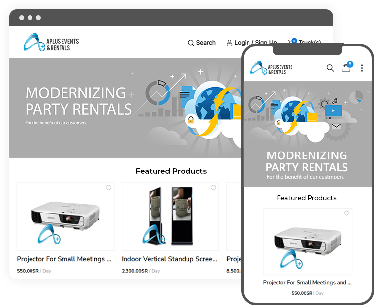 Aplusevent - AV equipment rental marketplace