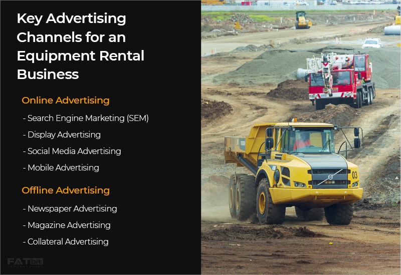 Equipment Rental Business Advertising Channels